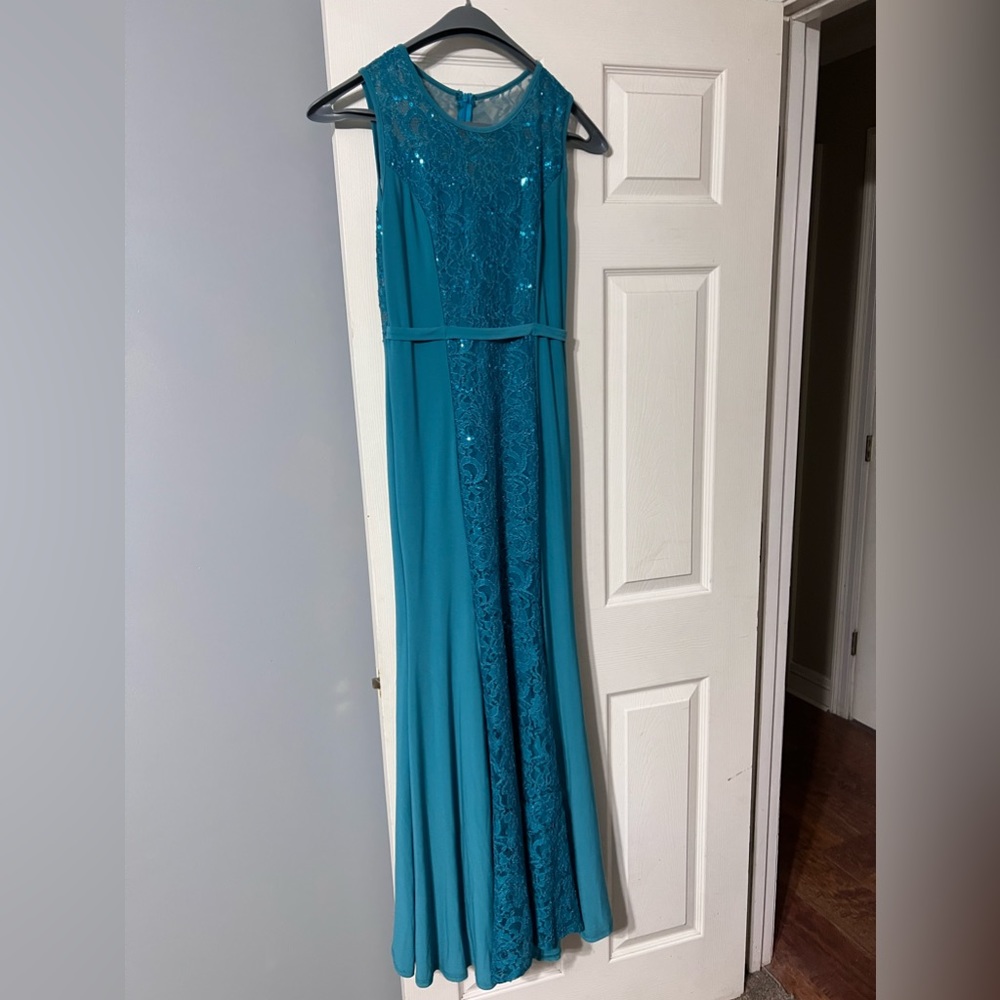 Blue Sparkly Prom Dress - XS